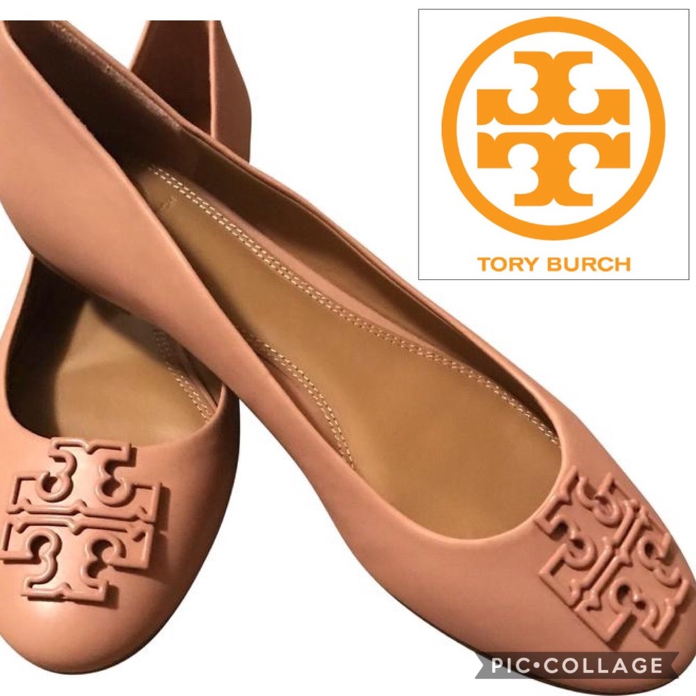 Tory Burch Melinda Flat {Tan} 5